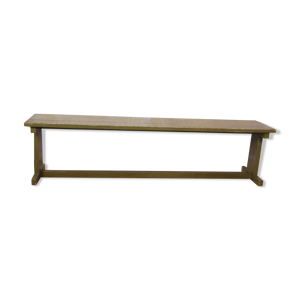 Ancien banc en teck birman patine
