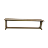 Ancien banc en teck birman patine verte d'origine