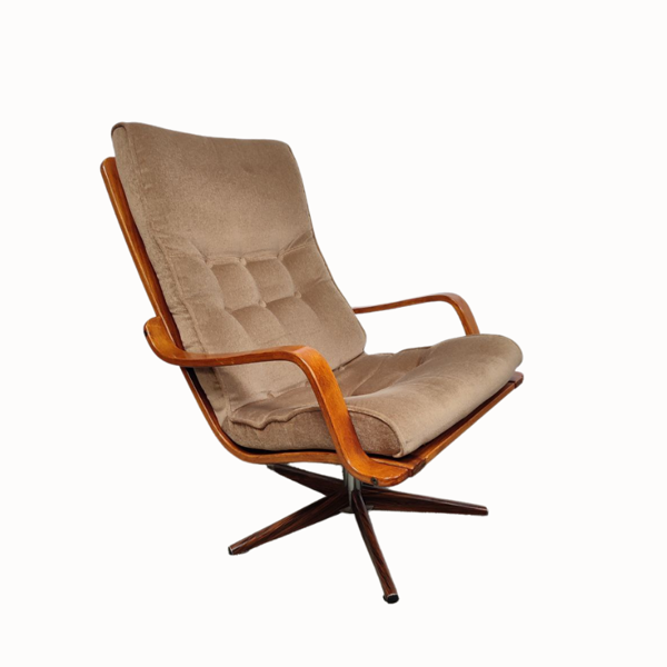 Fauteuil En Teck Suédois