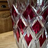 Val St Lambert crystal vase