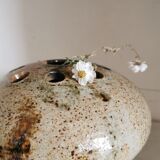 Vase tripode pique fleurs en grès, 1970