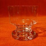 Set of 8 walk glasses in vintage glass design 70's 80's