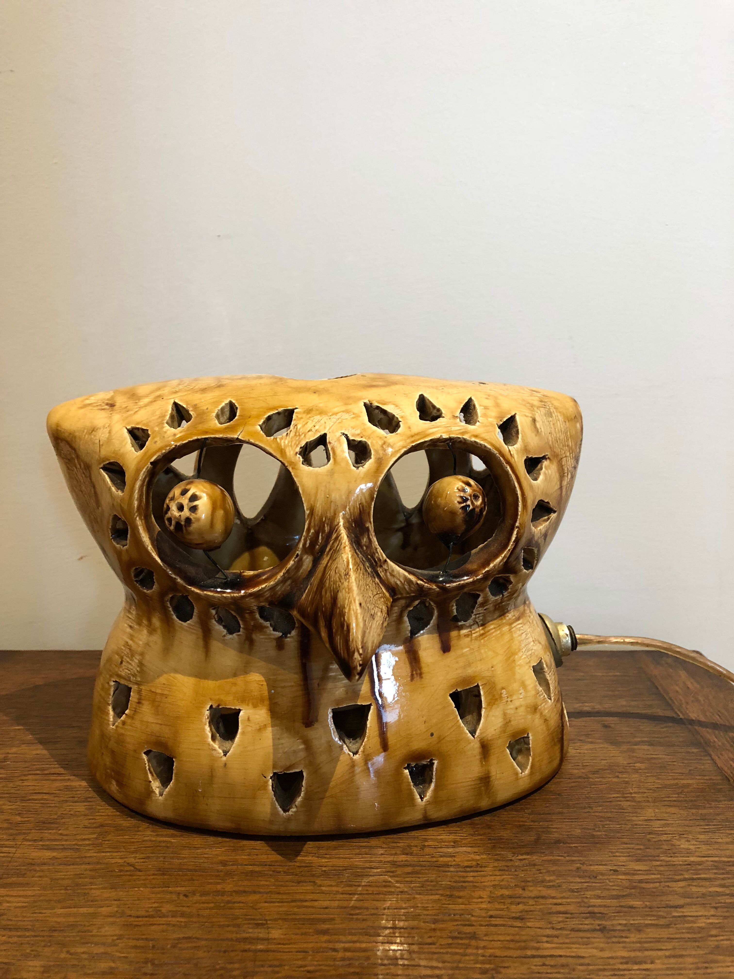 Owl lamp by Georges Pelletier