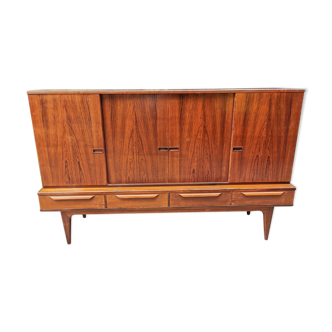 High sideboard in teak edited by Samcom for Johannes ANDERSEN