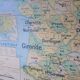 Map of France vintage - school poster n ° 4