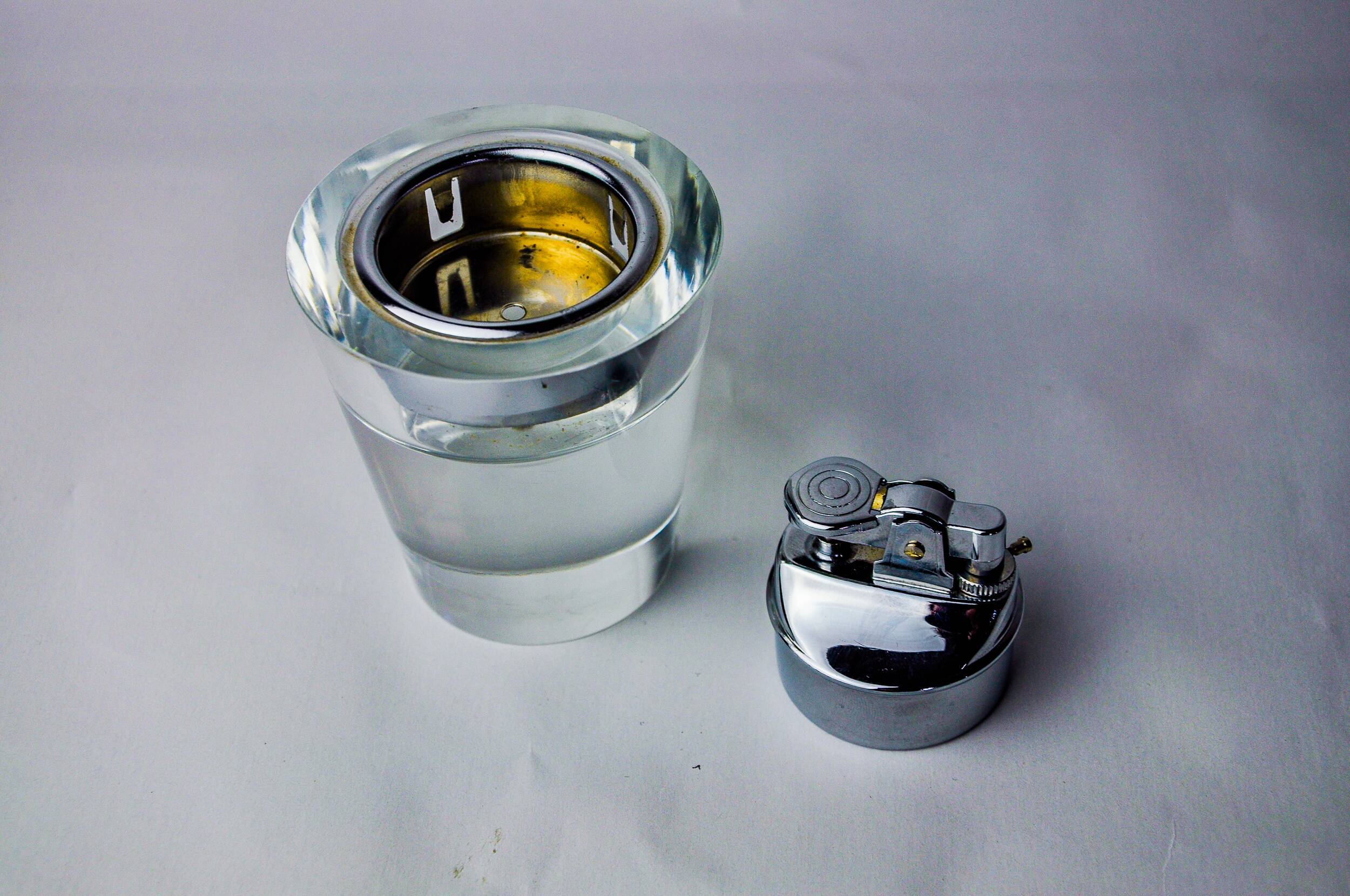 Sommerso Lighter by Seguso, Murano glass, Italy, 970