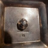 "Bourgeoise in the Louis XVI style, in silver-plated metal. Signed Cailard Bayard"