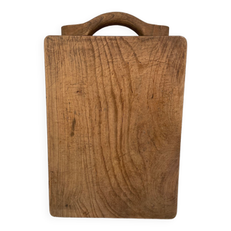 Old wooden cutting board, log
