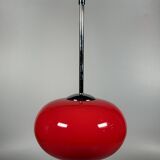 1960s 1970s Pendant Light Glass Ceiling Lamp Space Age Design