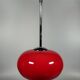 1960s 1970s Pendant Light Glass Ceiling Lamp Space Age Design