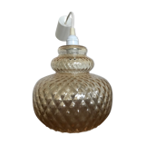 Vintage amber glass suspension