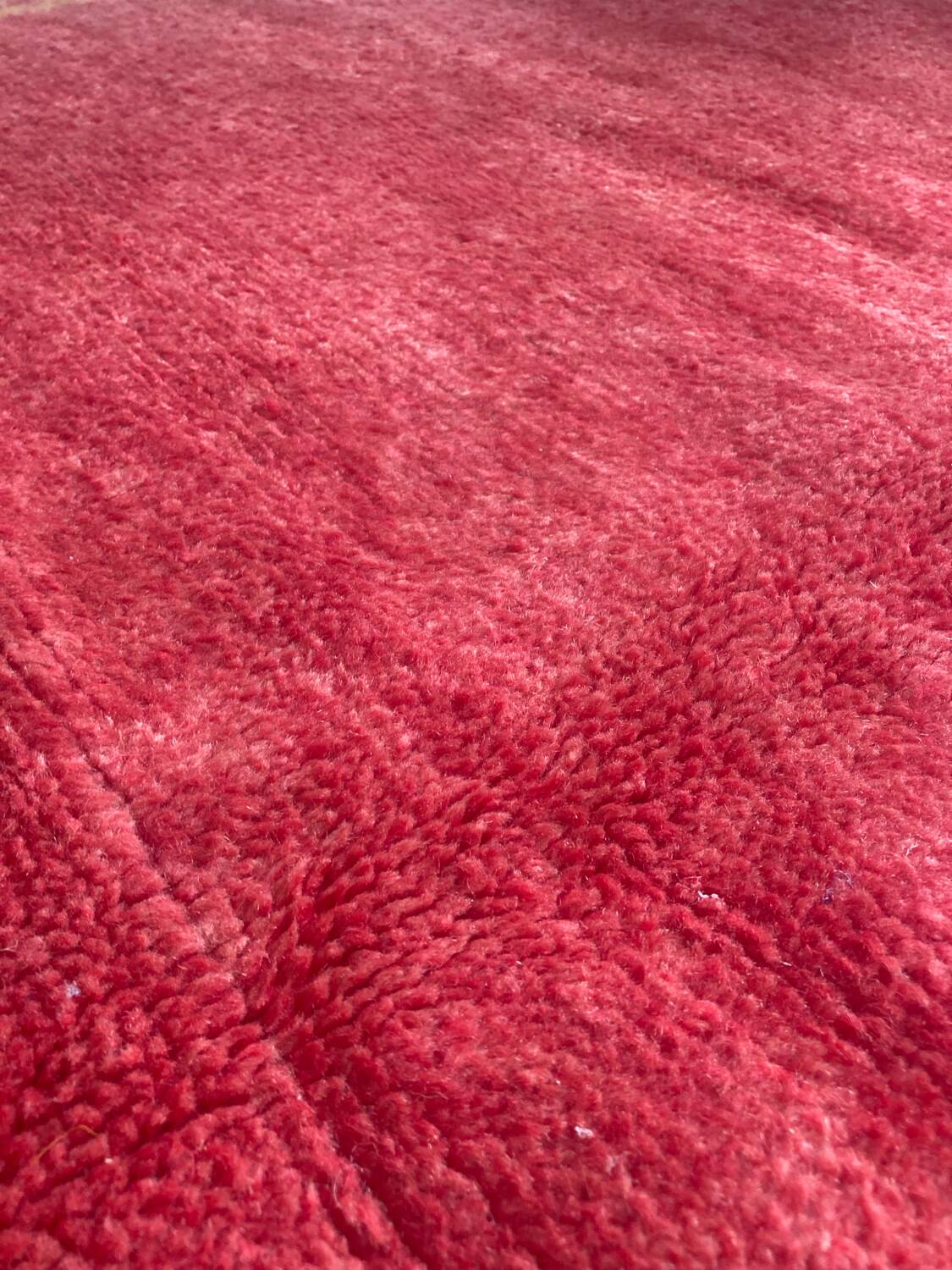 Tapis berbère rose et jaune Maroc