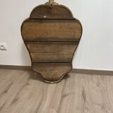 Mirror in wood and gilded stucco, 19th century