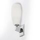 Italian chrome and opaline wall light 1970