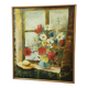Oil on canvas bouquet of flowers signed