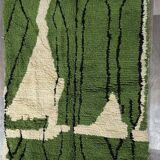 Green Moroccan rug, authentic Moroccan rug, 150/250cm