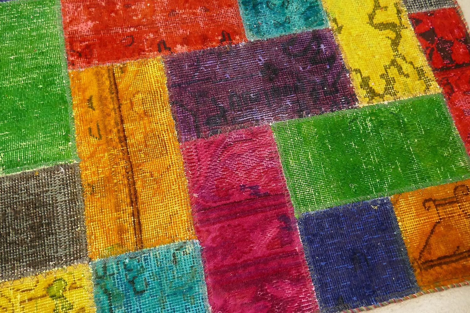 Oriental carpet "Patchwork" fine