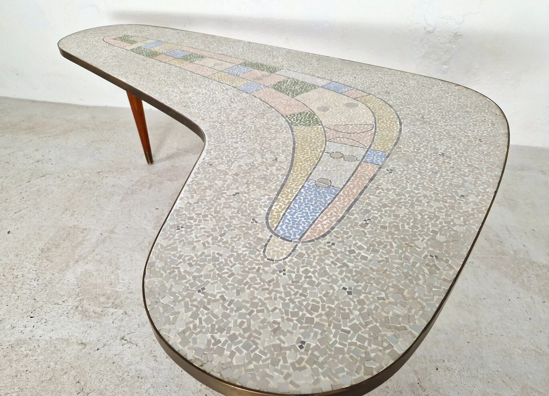 XL Berthold Müller mosaic coffee table