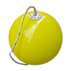 Suspension globe en verre années 70