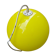 Suspension globe en verre années 70