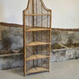 Rattan shelf, 1970