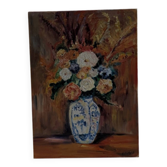 Flower bouquet painting