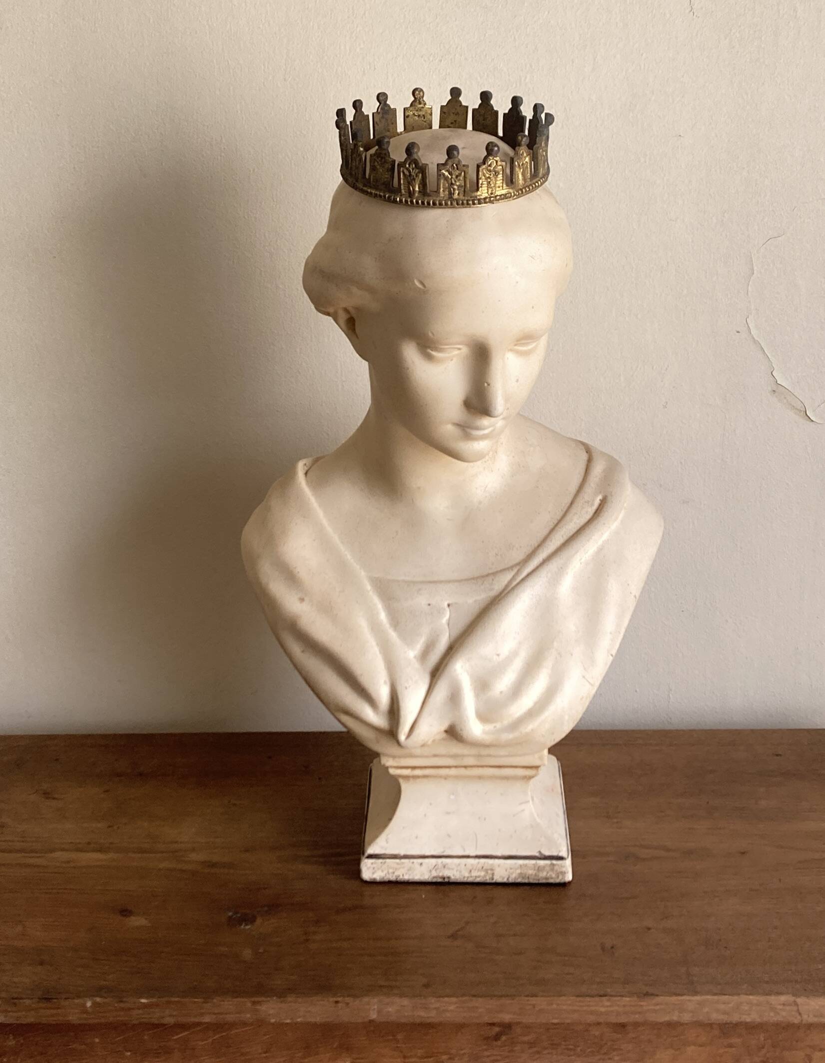 Plaster head known as Wicar, Renaissance Italy 17th century, Louvre Museum