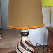 grande lampe céramique des années 70 rétro éclairage
