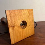 Pied de lampe en bois massif