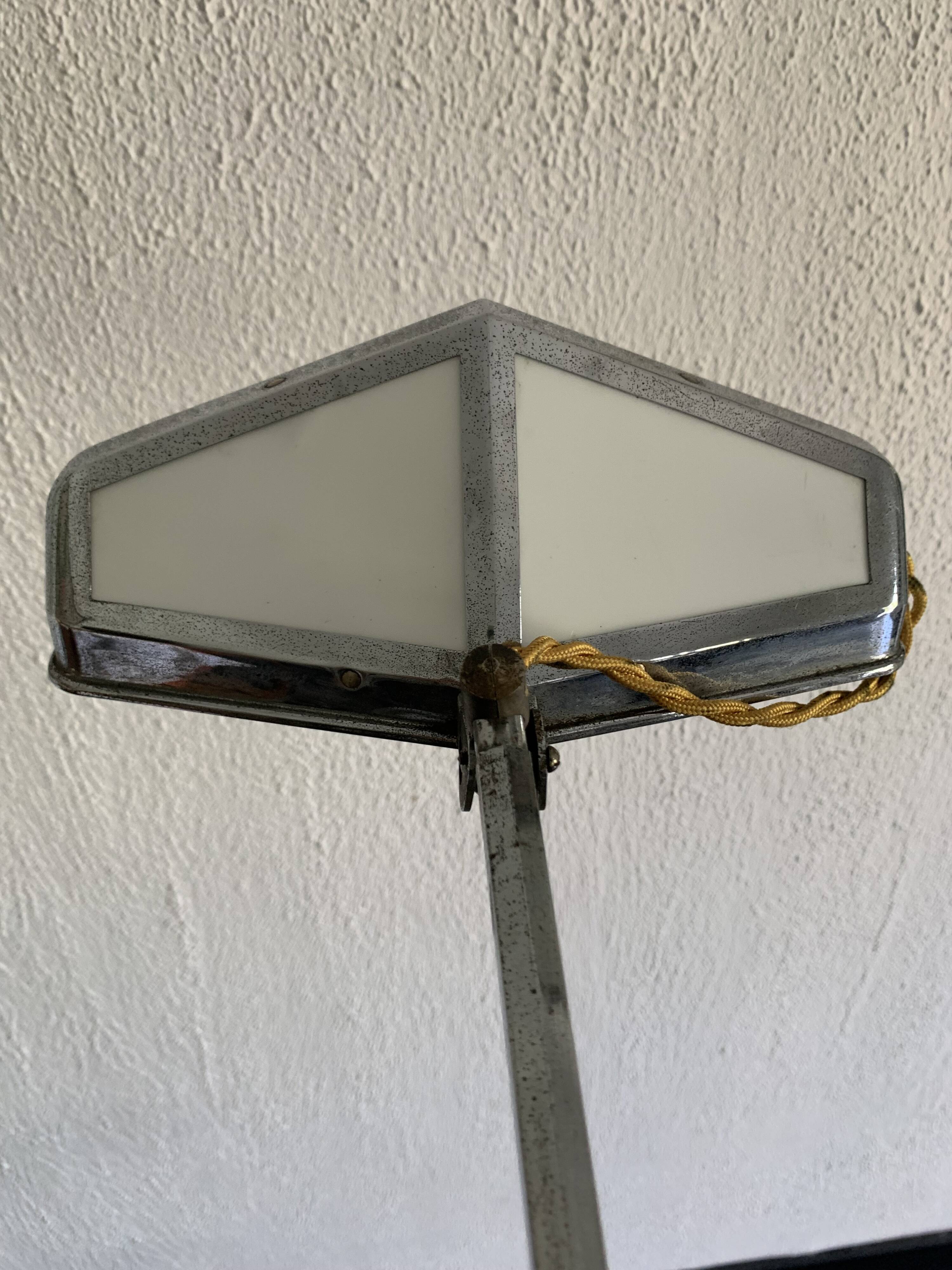 Large vintage lamp 1920 Pirouett architect Art Deco - 50 cm