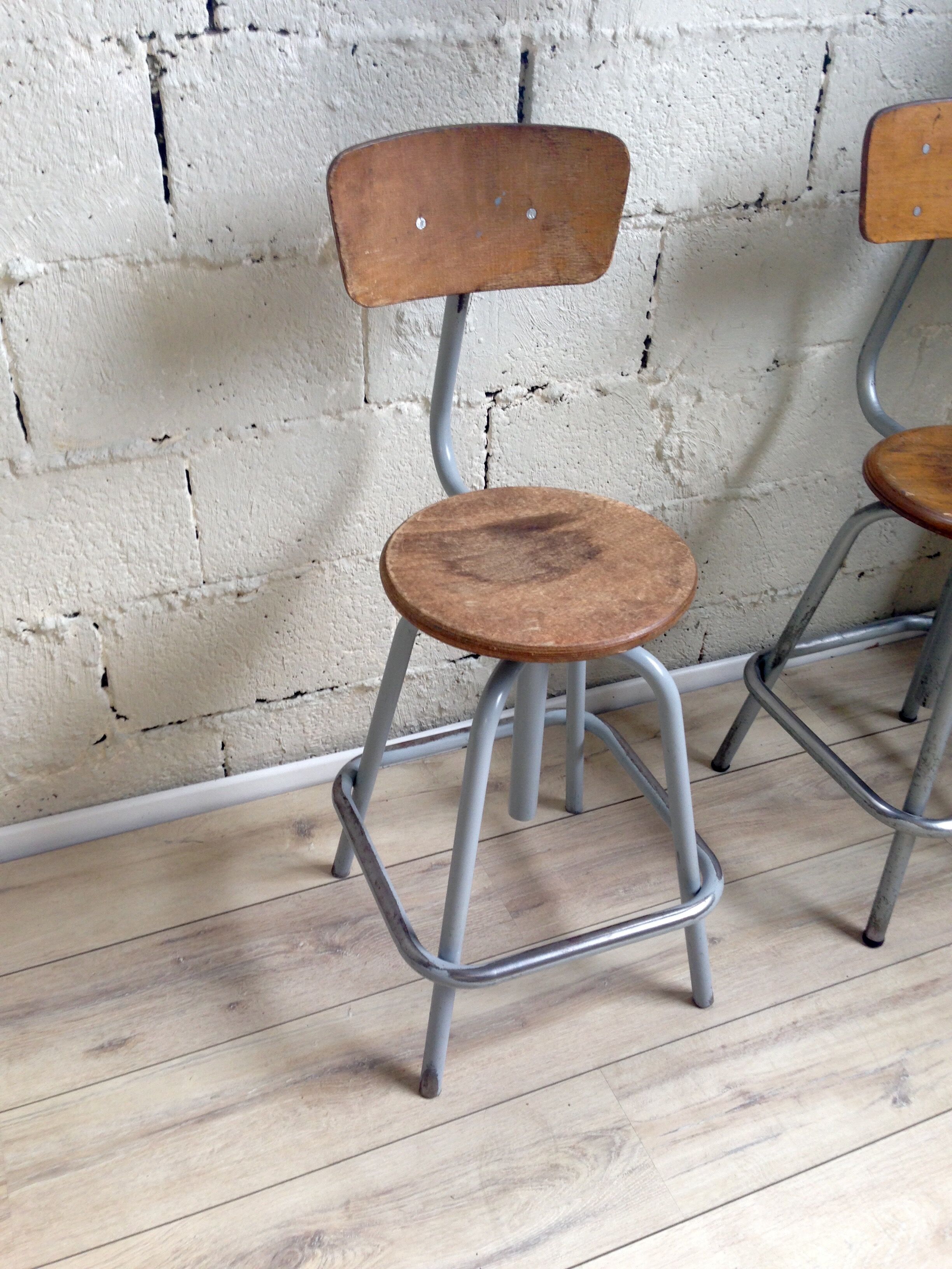 Chaise d'atelier ou d'architecte