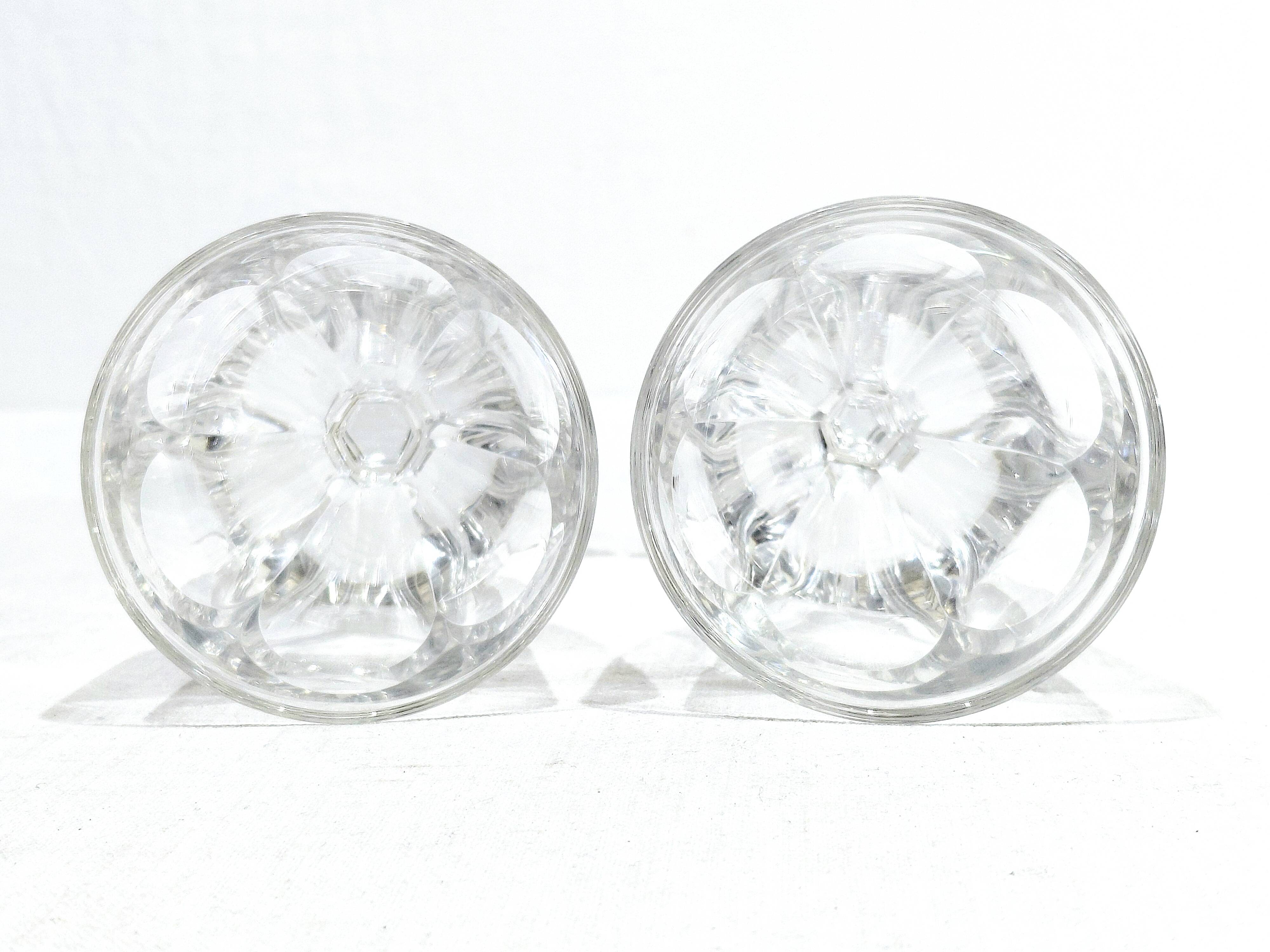 Baccarat - 2 White Wine Glasses - Harcourt Model