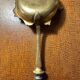 Cuillère à Sauce Art-Nouveau Décor Floral en Argent & Vermeil