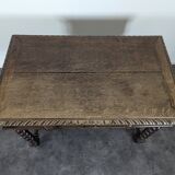 Louis XIII style oak desk