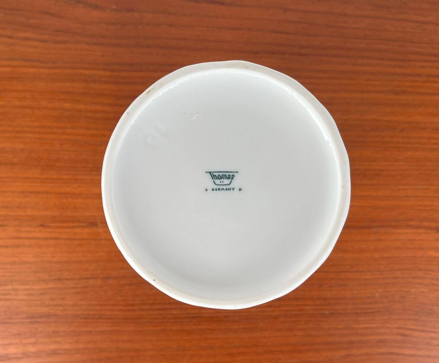 Vintage German minimalist porcelain vase by Thomas, 1970s.