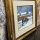 André Poirson (20th century) – Animated winter scene – Oil on canvas