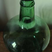 Give me a dark green glass Bonbonne jar.