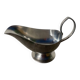 Royal BB silver-plated metal gravy boat