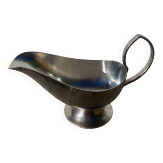 Royal BB silver-plated metal gravy boat