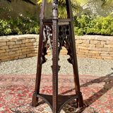 Neo-Gothic Walnut Saddle