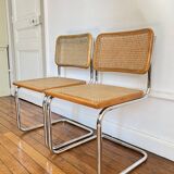 Page 1 of 11 Set of 2 Cesca chairs by Marcel BREUER b32
