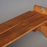 Ensemble de bancs en pin suédois du milieu du siècle par Gilbert Marklund, années 1960