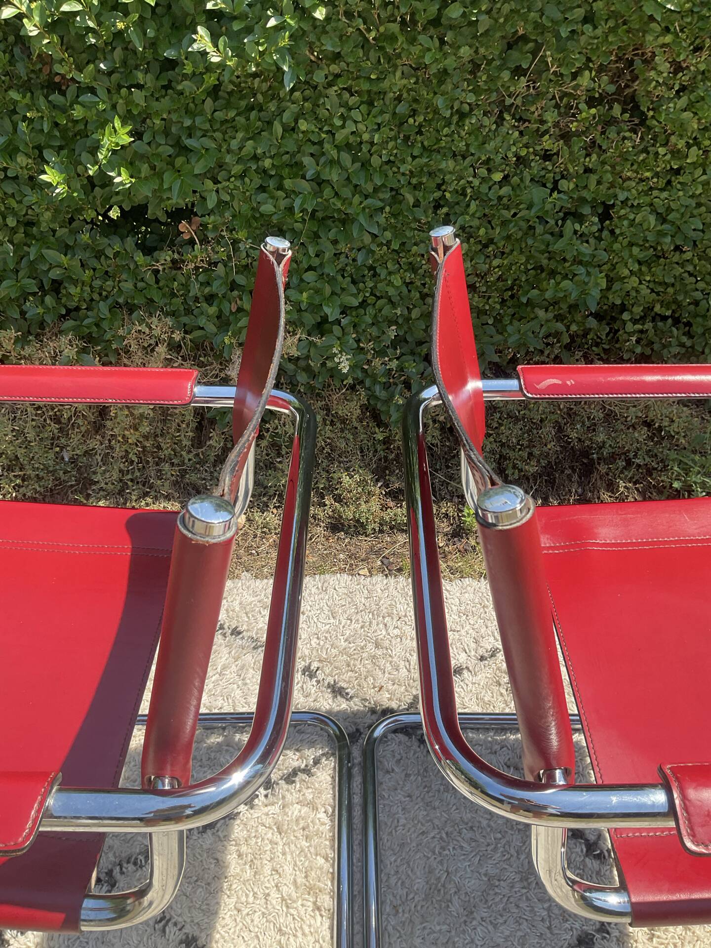 Paire de fauteuils Cantilever style Mart Stam