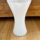 Anne Nilsson white glass spool vase for Ikea