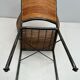 Bamboo and iron armchair