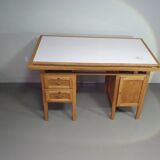 Large oak architect desk / table 1940's