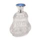 Antique 19thC Regency Solid Silver & Cut Glass Scent Bottle, London c.1812