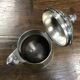 Silver-plated metal jug, Ercuis.