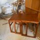 Danish trundle tables in teak BR Gelsted from the 60s