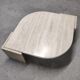 Travertine coffee table Roche Bobois